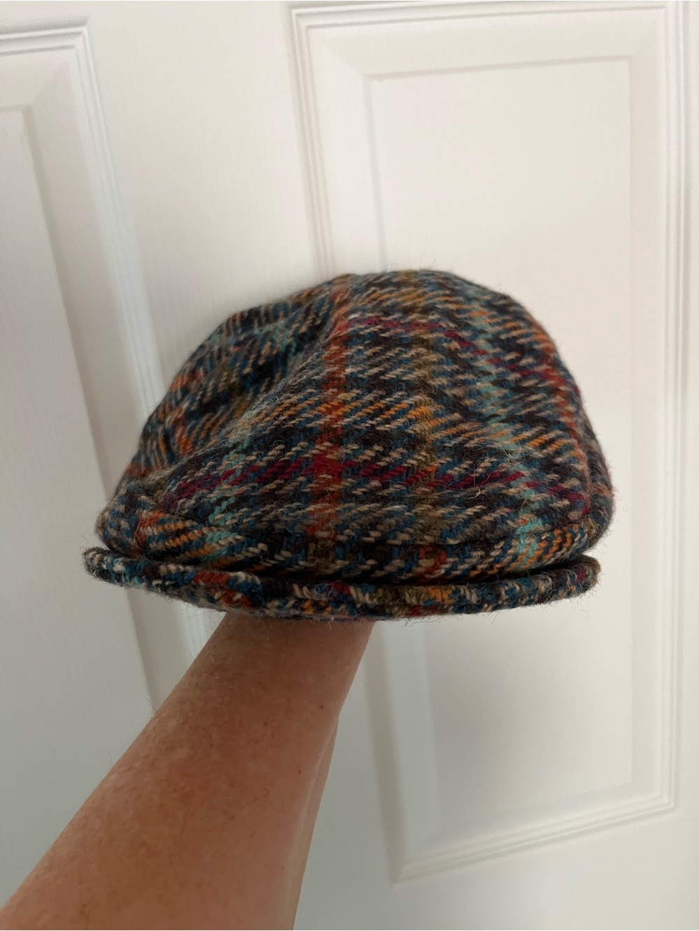 Grevi SzM Made it Italy Unisex Multicolor Tweed Cap - Picture 2 of 7